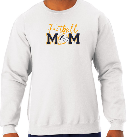 Shepherd Football Mom Gear - 2026 -  Adult Unisex Sweatshirt - Jerzees NuBlend Unisex Sweatshirt - 8oz
