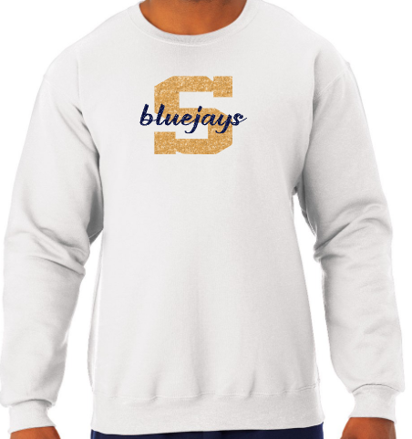 Shepherd Football Spirit Gear GLITTER - 2026 - Adult Unisex Sweatshirt - Jerzees NuBlend Unisex Sweatshirt - 8oz