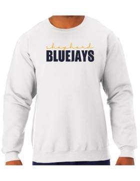 Shepherd Football Spirit Gear - 2024 - Adult Unisex Sweatshirt - Jerzees NuBlend Unisex Sweatshirt - 8oz