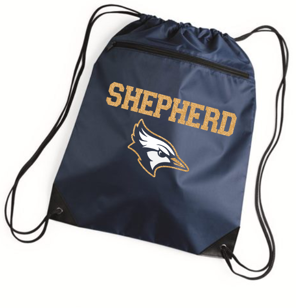 Shepherd Basketball Gear - 2024 - Drawstring Bag w/ Zipper