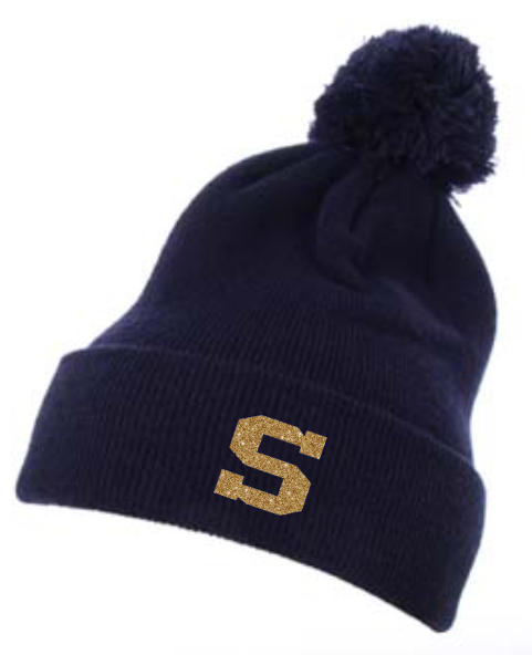 Shepherd Football Spirit Item - 2025 - Pom Pom Beanie