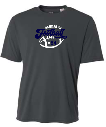 Shepherd Football Gear - 2023 -  Youth Performance Tee - A4 Youth Cooling Performance Crew Tee - 4oz