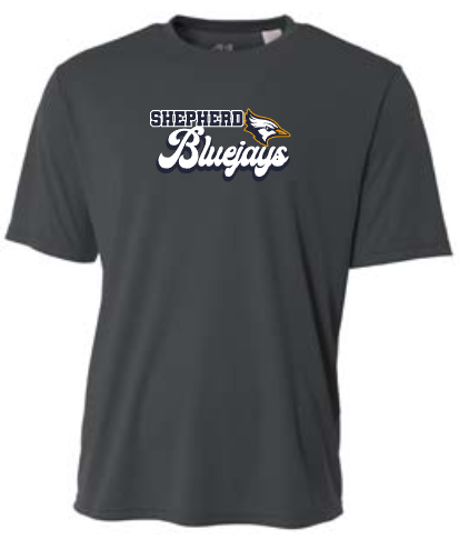 Shepherd Football Spirit Gear - 2023 - Youth Performance Tee - A4 Youth Cooling Performance Crew Tee - 4oz