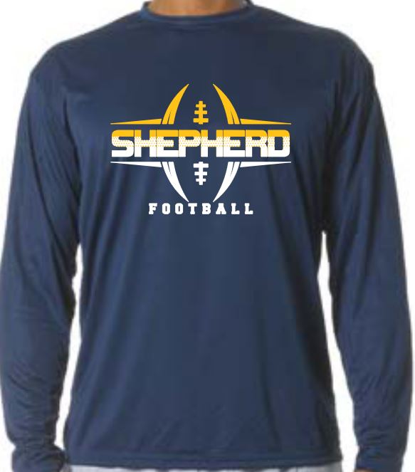 Shepherd Football Swag - 2021 - Adult Long Sleeve T-Shirt - A4 Cooling Performance
