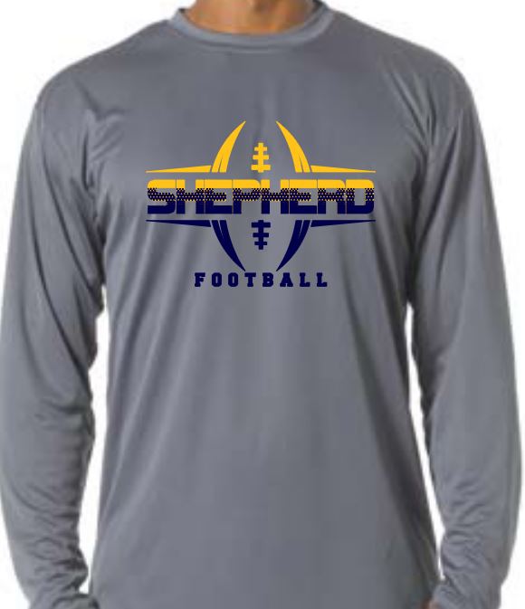 Shepherd Football Swag - 2021 - Youth Long Sleeve T-Shirt - A4 Cooling Performance