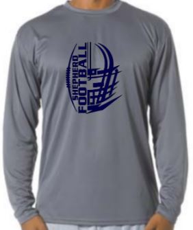 Shepherd Football - 2019 - Adult Long Sleeve T-Shirt - A4 Cooling Performance