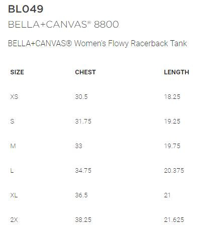 Women's Flowy Racerback Tank  - Shepherd Summer Ball 2019