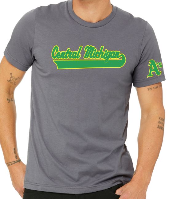 Central Michigan A's - Unisex Short Sleeve Tee - 4.2oz