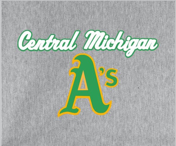 Central Michigan A's - Stadium Blanket - Gildan® DryBlend® Fleece Stadium Blanket - 9.3 oz