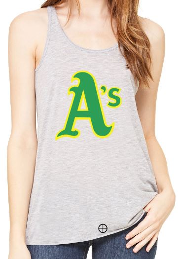 Central Michigan A's - Ladies Racerback Tank - Bella Canvas