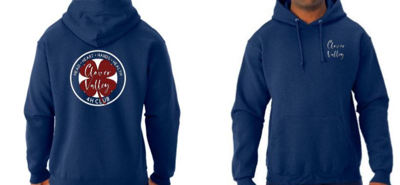 Clover Valley 4H Club - Hooded Sweatshirt - 8.0 oz