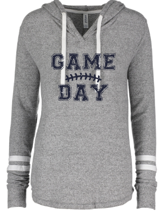 Shepherd Football Spirit Gear - 2022 - Ladies Lightweight Hacci Hoodie - Enza - 5.4 oz