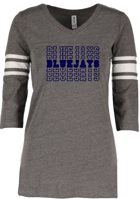 Shepherd Football Spirit Gear - 2021 - Ladies Long Sleeve T-Shirt - Enza Ladies Football Tee