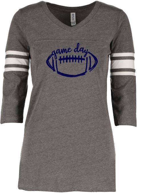 Shepherd Football Spirit Gear - 2021 - Ladies Long Sleeve T-Shirt - Enza Ladies Football Tee