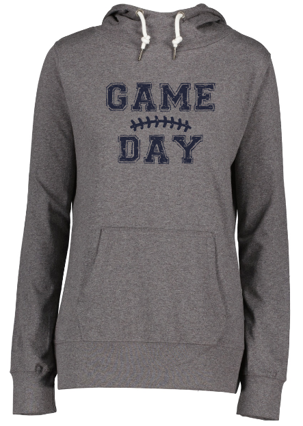 Shepherd Football Spirit Gear - 2022 - Ladies Lightweight Funnel Neck Hoodie - Enza - 5.6 oz