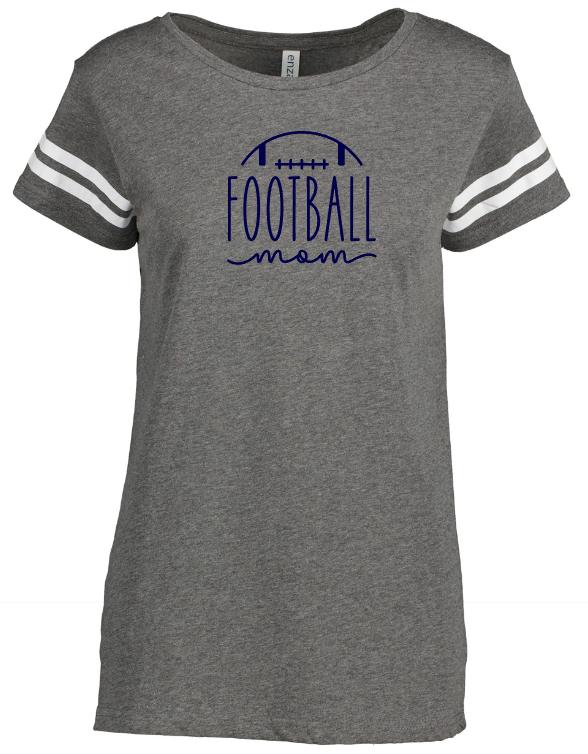 Shepherd Football Mom Gear - 2023 -  Ladies Tee - Enza Ladies Jersey Football Tee - 4.5oz