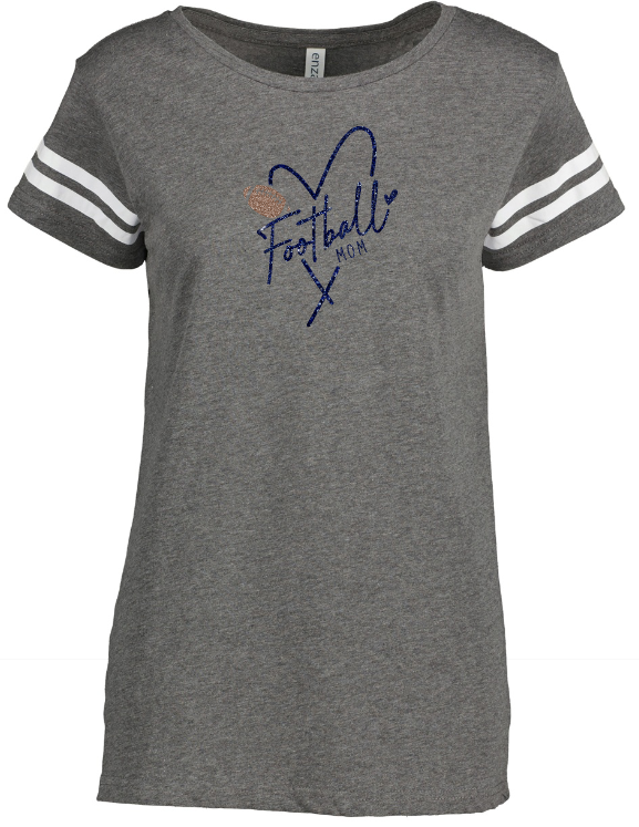 Shepherd Football Family Gear - 2023 -  Ladies Tee - Enza Ladies Jersey Football Tee - 4.5oz