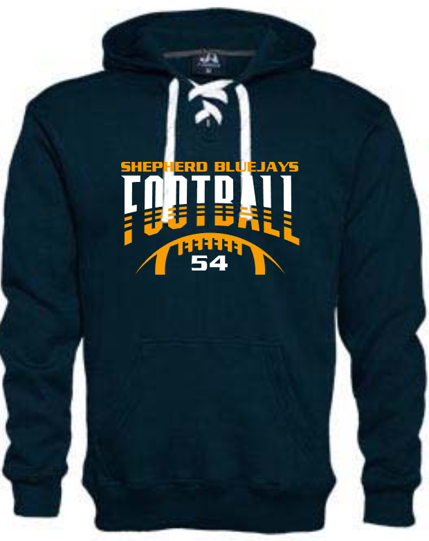 Shepherd Football Gear - 2023 - Adult Hoodie - Enza Adult Pullover Hockey Hood - 11oz