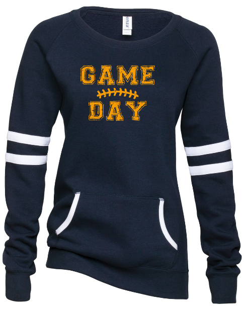 Shepherd Football Spirit Gear - 2022 - Ladies Varsity Crew Sweatshirt - Enza - 9.0 oz