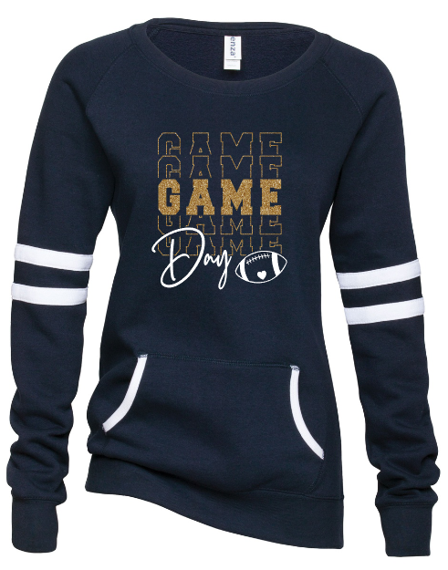 Shepherd Football Spirit Gear - 2022 - Ladies Varsity Crew Sweatshirt - Enza - 9.0 oz