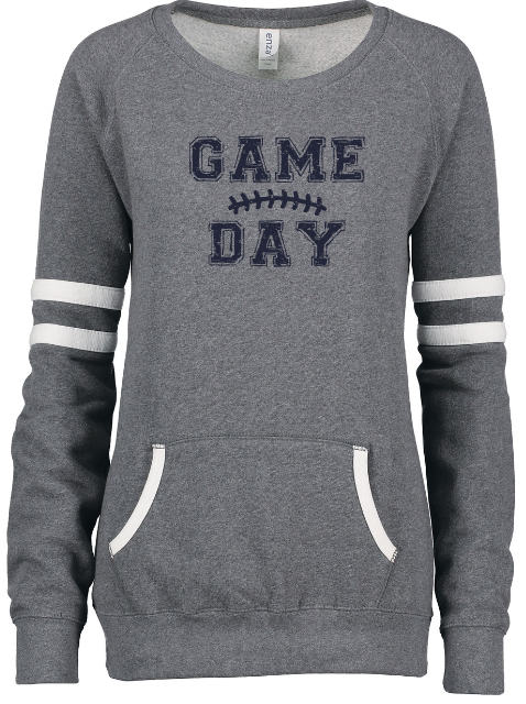 Shepherd Football Spirit Gear - 2022 - Ladies Varsity Crew Sweatshirt - Enza - 9.0 oz
