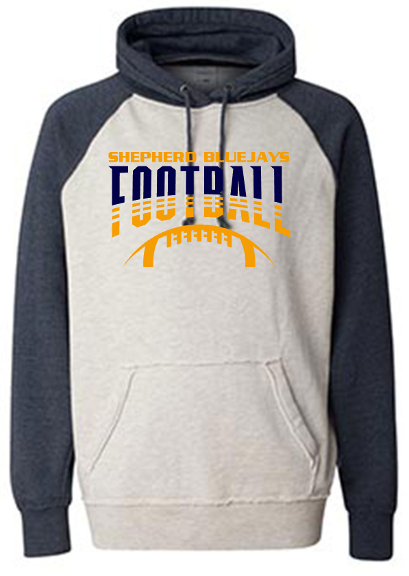 Shepherd Football Gear - 2023 - Adult Hoodie - J. America Vintage Heather Hood - 9.5oz