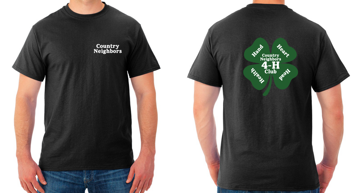 Country Neighbors 4H Club - JERZEES® DRI-POWER® T-Shirt - 5.4 pz
