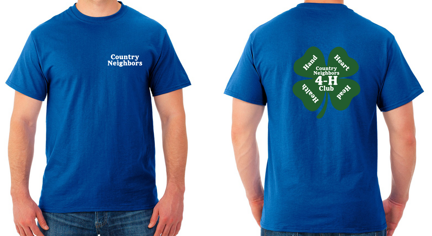 Country Neighbors 4H Club - JERZEES® DRI-POWER® T-Shirt - 5.4 pz