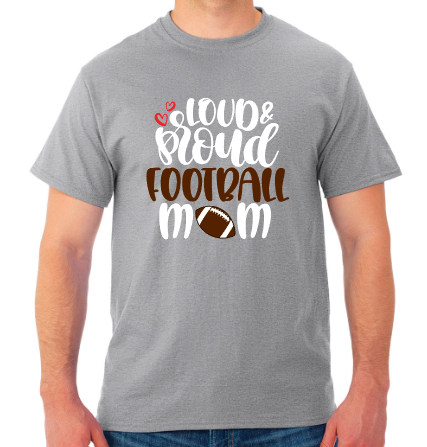 Shepherd Football Loud Proud Mom Gear - 2022 - Adult T-Shirt - Gildan Softstyle