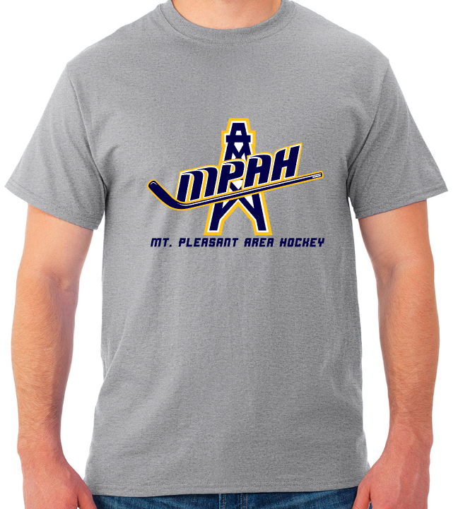 Mt. Pleasant Area Hockey - Adult T-Shirt - Jerzees Dri-Power