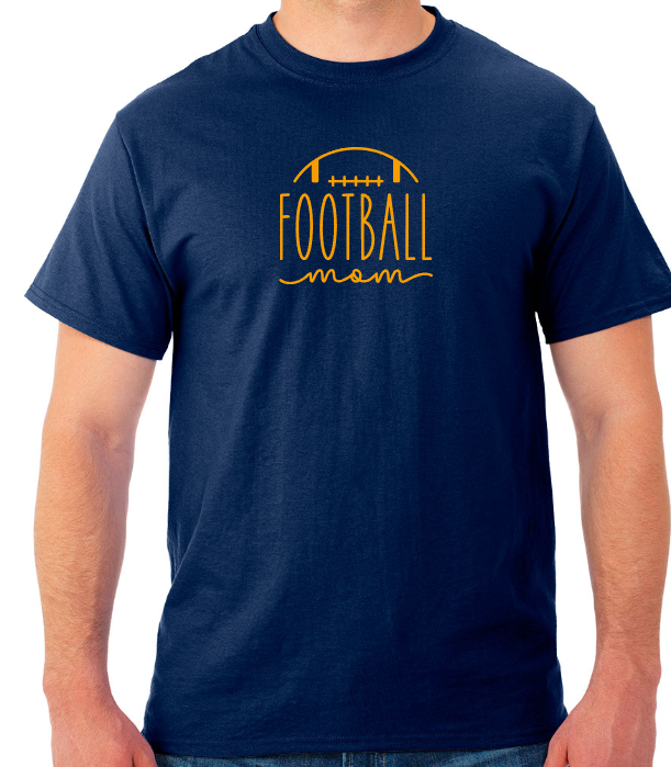Shepherd Football Mom Gear - 2023 -  Adult Unisex Tee - Jerzees Dri-Power Unisex T-Shirt - 5.4oz