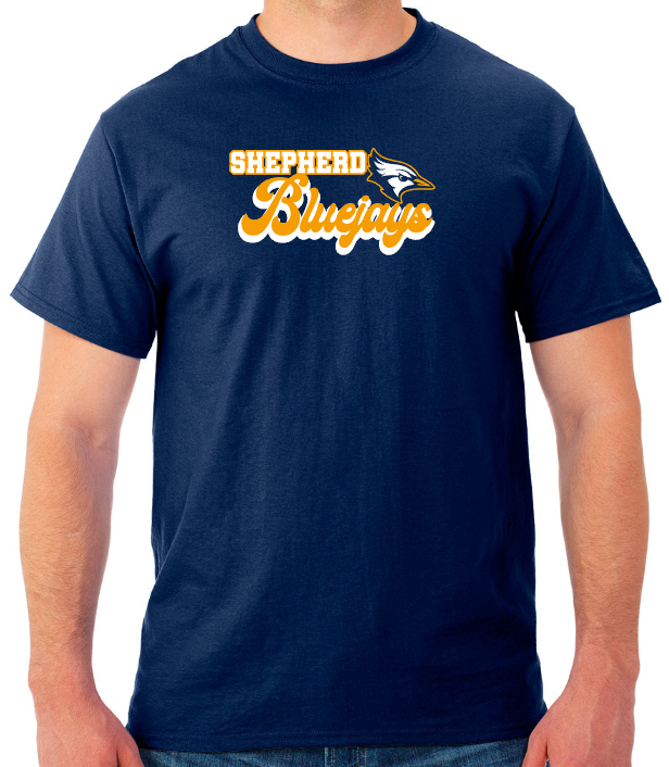 Shepherd Football Spirit Gear - 2023 - Adult Unisex Tee - Jerzees Dri-Power Unisex T-Shirt - 5.4oz