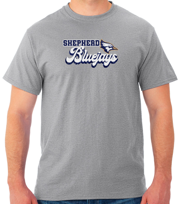 Shepherd Football Spirit Gear - 2023 - Adult Unisex Tee - Jerzees Dri-Power Unisex T-Shirt - 5.4oz