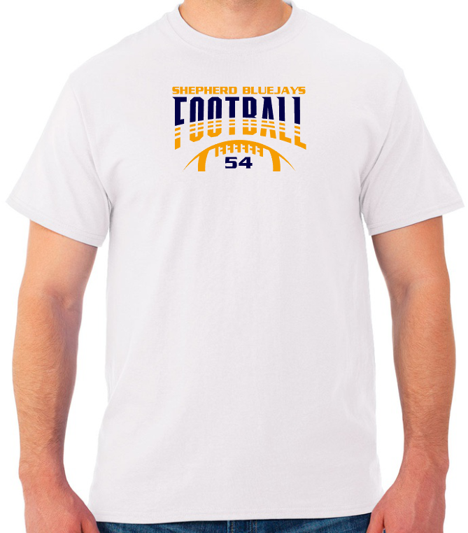 Shepherd Football Gear - 2023 -  Youth Unisex Tee - Jerzees Dri-Power Youth Unisex T-Shirt - 5.4oz