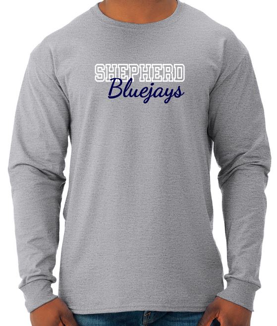 Shepherd Football Spirit Gear - 2021 - Youth Long Sleeve T-Shirt - Jerzees Dri-Power