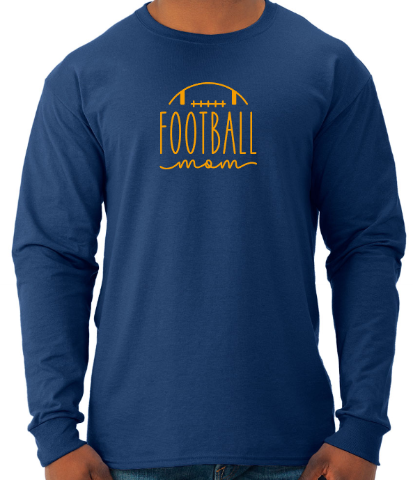 Shepherd Football Mom Gear - 2023 -  Youth Long Sleeve Tee - Jerzees Dri-Power Youth Long Sleeve T-Shirt - 5.4oz