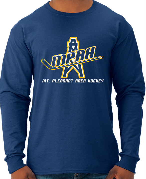 Mt. Pleasant Area Hockey - Adult Long-Sleeve T-Shirt - Jerzees Dri-Power
