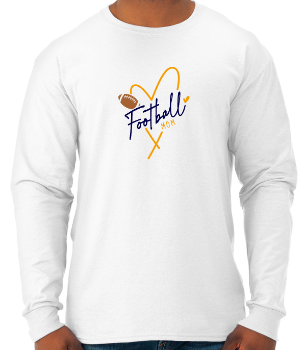 Shepherd Football Family Gear - 2023 -  Adult Unisex Long Sleeve Tee - Jerzees Dri-Power Unisex Long Sleeve T-Shirt - 5.4oz