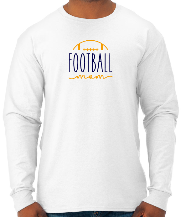 Shepherd Football Mom Gear - 2023 -  Youth Long Sleeve Tee - Jerzees Dri-Power Youth Long Sleeve T-Shirt - 5.4oz