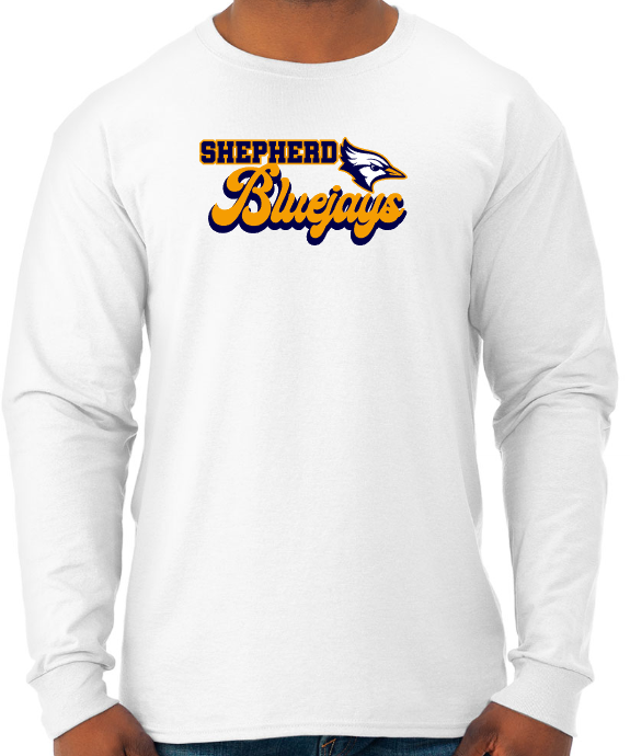 Shepherd Football Spirit Gear - 2023 - Adult Unisex Long Sleeve Tee - Jerzees Dri-Power Unisex Long Sleeve T-Shirt - 5.4oz