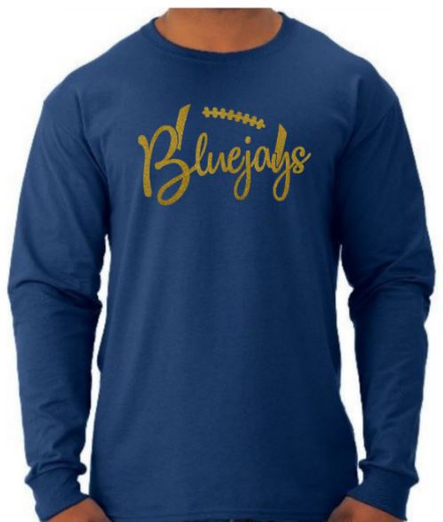 Shepherd Football - 2019 - Adult Long-Sleeve T-Shirt - Jerzees Dri-Power