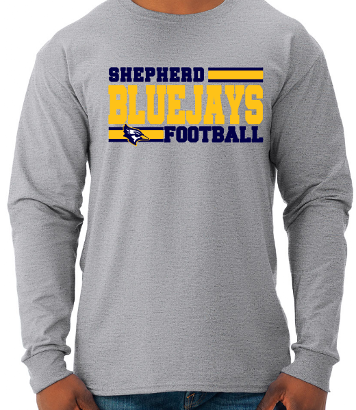 Shepherd Football - 2020 - Adult Long-Sleeve T-Shirt - Jerzees Dri-Power