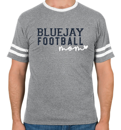 Shepherd Football Gear - 2022  Adult Varsity T-Shirt - Jerzees Tri-Blend Varsity Ringer T-Shirt - 4.5oz