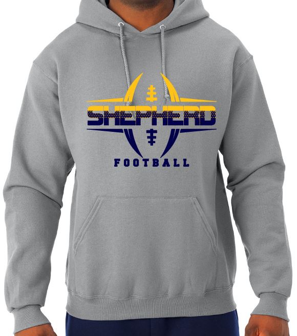 Shepherd Football Swag - 2021 - Adult Hooded Sweatshirt - Jerzees NuBlend