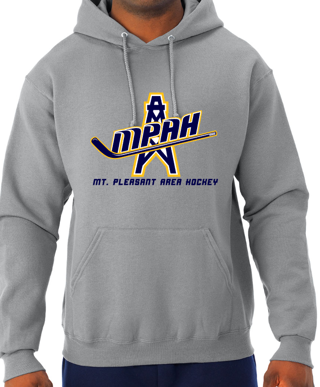 Mt. Pleasant Area Hockey - Adult Hooded Sweatshirt - Jerzees NuBlend