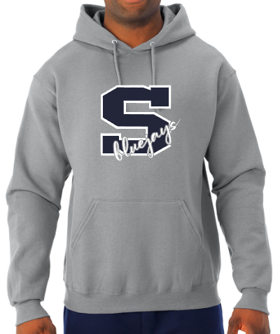 Shepherd Football Spirit Gear - 2022 - Youth Hooded Sweatshirt - Jerzees NuBlend