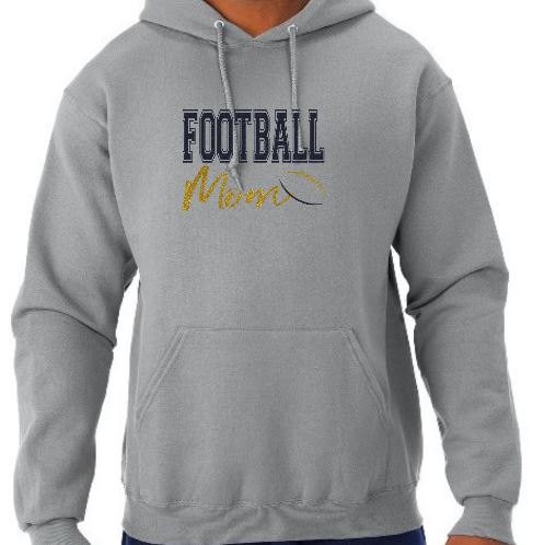 Shepherd Bluejay Football Gear - 2018 - Adult Hooded Sweatshirt - Jerzees NuBlend