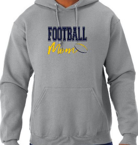 Shepherd Bluejay Football Gear - 2018 - Adult Hooded Sweatshirt - Jerzees NuBlend