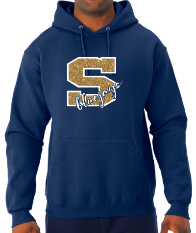 Shepherd Football Spirit Gear - 2022 - Adult Hooded Sweatshirt - Jerzees NuBlend
