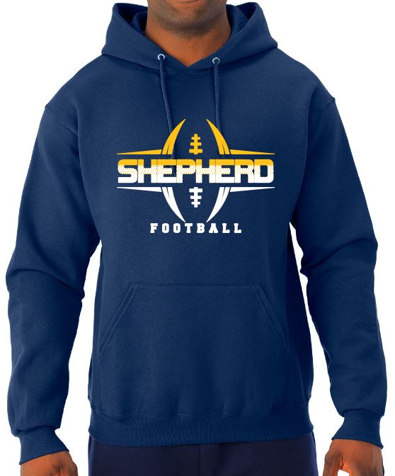 Shepherd Football Swag - 2021 - Adult Hooded Sweatshirt - Jerzees NuBlend